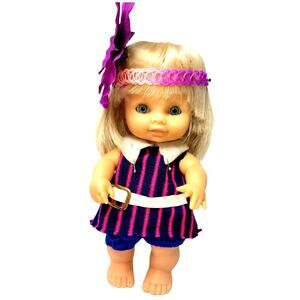 8.5" Vintage Mod Flower Baby Doll